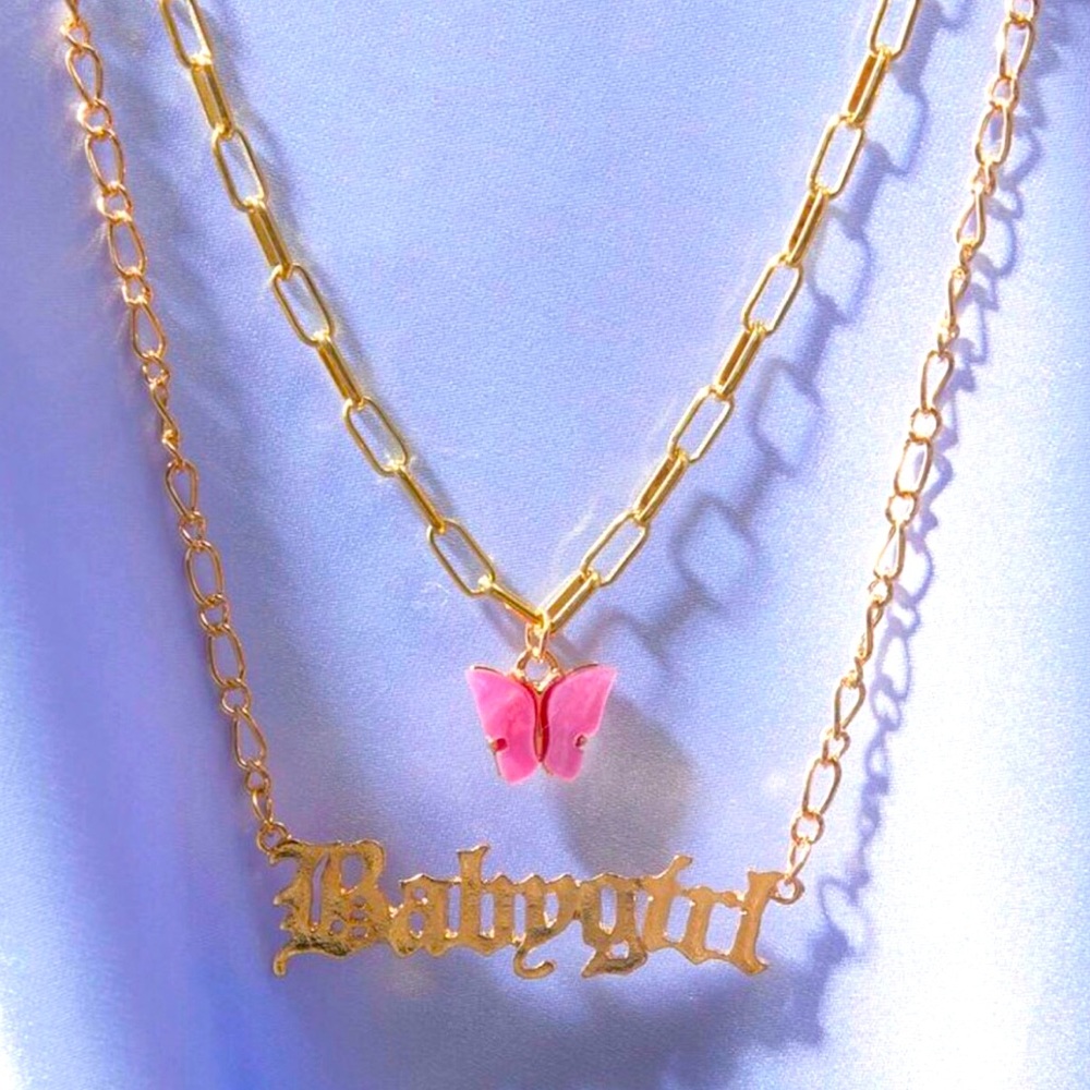 Babygirl Butterfly Necklace 🦋 (free shipping!)